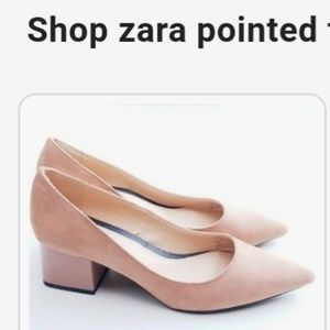 Zara pointy toe shoes